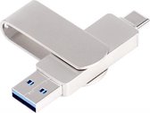 USB 3.0 & USB-C Stick 32GB| USB-C Flash Drive 32GB 3.0 (Clip Silver)