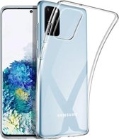 Siliconen back cover case - Geschikt voor Samsung Galaxy A31 hoesje - Transparant