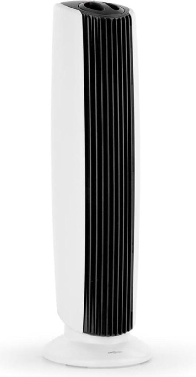 oneConcept St. Oberholz XL 3 in 1 luchtreiniger met ionisator, ventilator en UV-sterilisator , Ruimtelijke capaciteit: Max. 10 m2 , zwart/wit