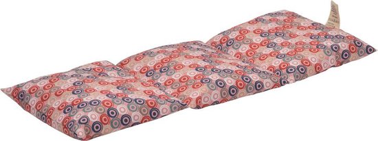 Kersenpitkussen Langwerpig Cervico - 50 x 20cm - Roze met Cirkels