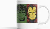 Marvel Retro Faces Mug - 325 ml