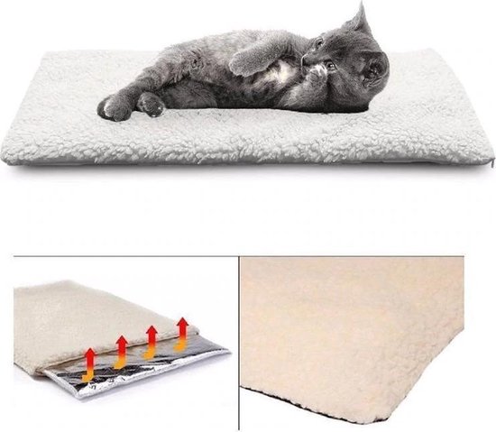 Hen extase draadloos Petzy Thermische Verwarm mat| Voor Honden & Katten| Zelf Verwarmend deken |  Warmte Mat... | bol.com