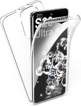 Samsung Galaxy S20 Ultra Hoesje - Transparant 360 Case + Screenprotector