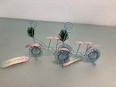 Kerstfietsjes - 2 pcs - groen/blauw