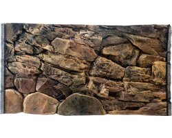 achterwand Rock 100 x 60 cm polyester/hars bruin