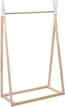 MaxxHome Kinder kledingrek - HOUT - 78 x 126 cm