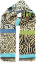 Sjaal Dierenprint Taupe