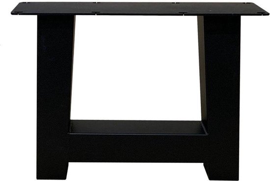 Set zwarte A tafelpoten 40 cm (koker 8 x 8) |