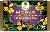 Zeep met veerdelig tandzaad en driekleurig viooltje 100g