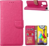 Xssive Hoesje voor Samsung Galaxy M31 - Book Case - Pink