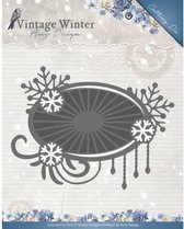 Mal - Amy Design - Vintage Winter - Sneeuwvlok kolkende Label