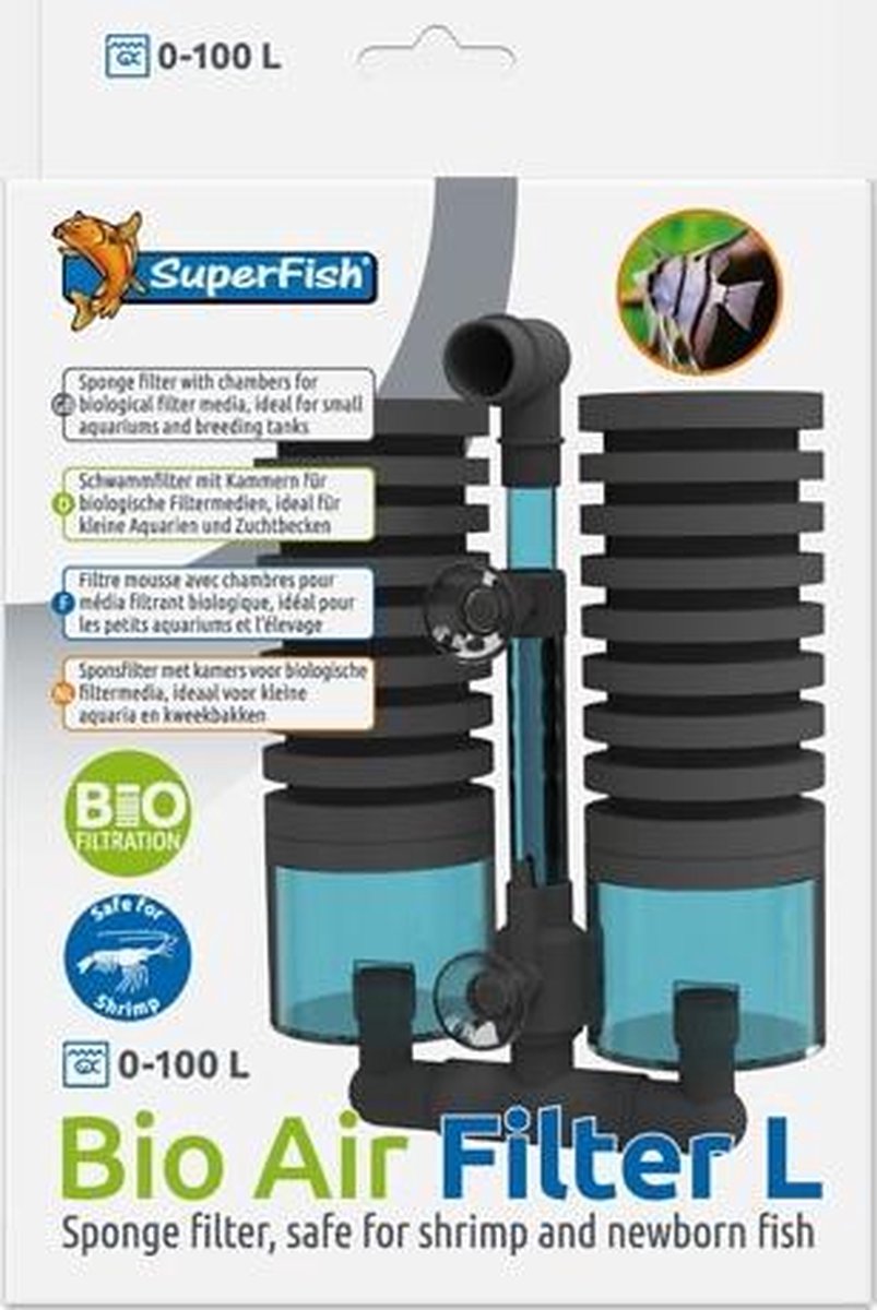 Superfish Bio Air Filter L - Intern aquariumfilter voor kleine bakken thumbnail 6