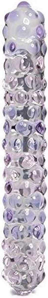 Goedkoopste Glas Purple Rose Nubby Glas - Dildo