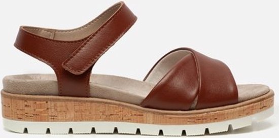 Feyn Sandalen cognac - Maat 36 | bol.com