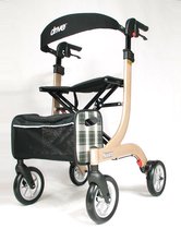 Lichtgewicht rollator Nitro Champagne LARGE met ultra soft wielen