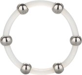 CalExotics - Steel Beaded Silicone Ring XL - Rings Transparant