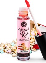 Secret Play Vibrant Kiss - Stimulerend Middel - Lip Gloss - Vibrerend Effect - Popcorn Smaak - 6gr