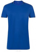 SOLS Heren Classico Contrast Korte Mouw Voetbal T-Shirt (Koninklijke blauw/franse marine)