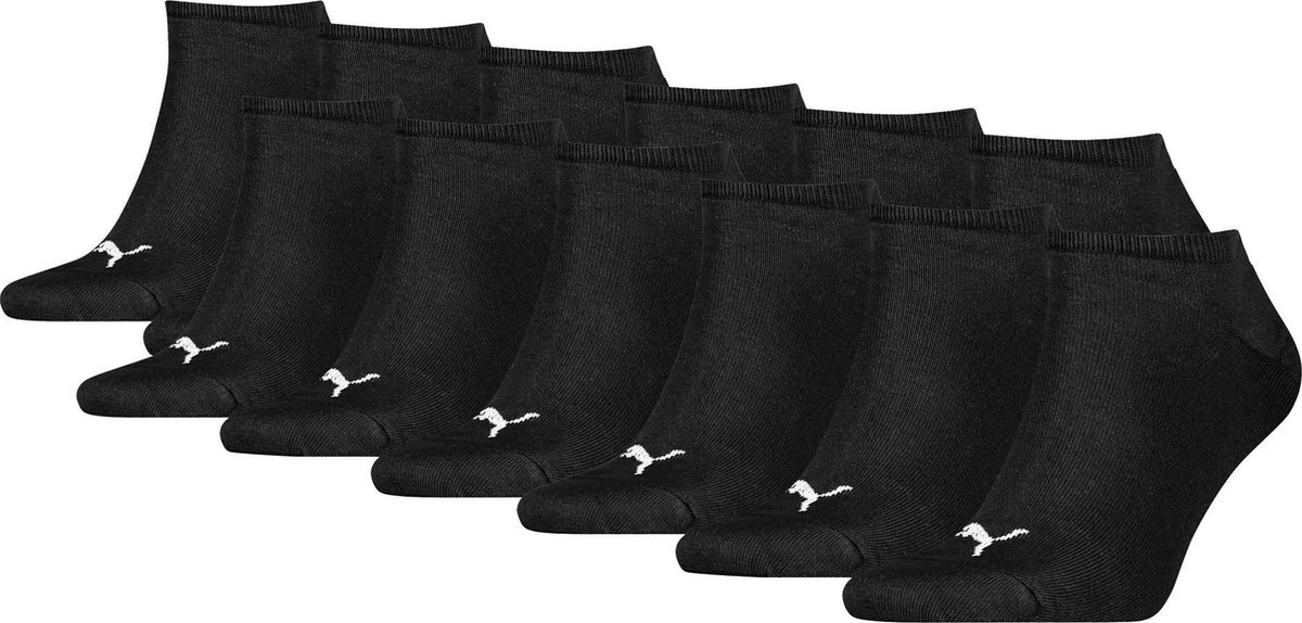 Puma Sneaker Plain 12-Pack Sokken – Unisex Zwart