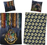 Harry Potter Dekbedovertrek 9¾ - Eenpersoons - 140  x 200 cm - Polyester