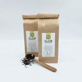 Zwarte thee (pruim en hibiscus) - 500g losse thee