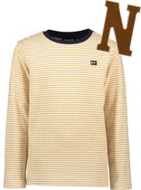Seven-One-Seven Jongens sweaters Seven-One-Seven Timmy Ribstripe sweater Golden Spice 122/128