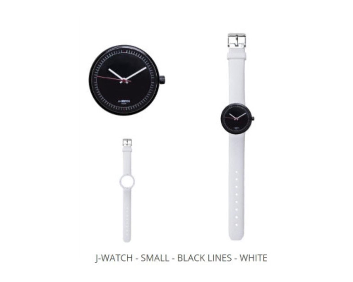 JU'STO J-WATCH horloge - wit/zwart - 30 mm