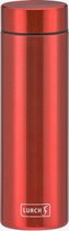 Lurch - Rouge à lèvres - Bouteille thermos - Bouteille - Léger - Compact - Acier inoxydable - Rouge Poppy - 300 ml
