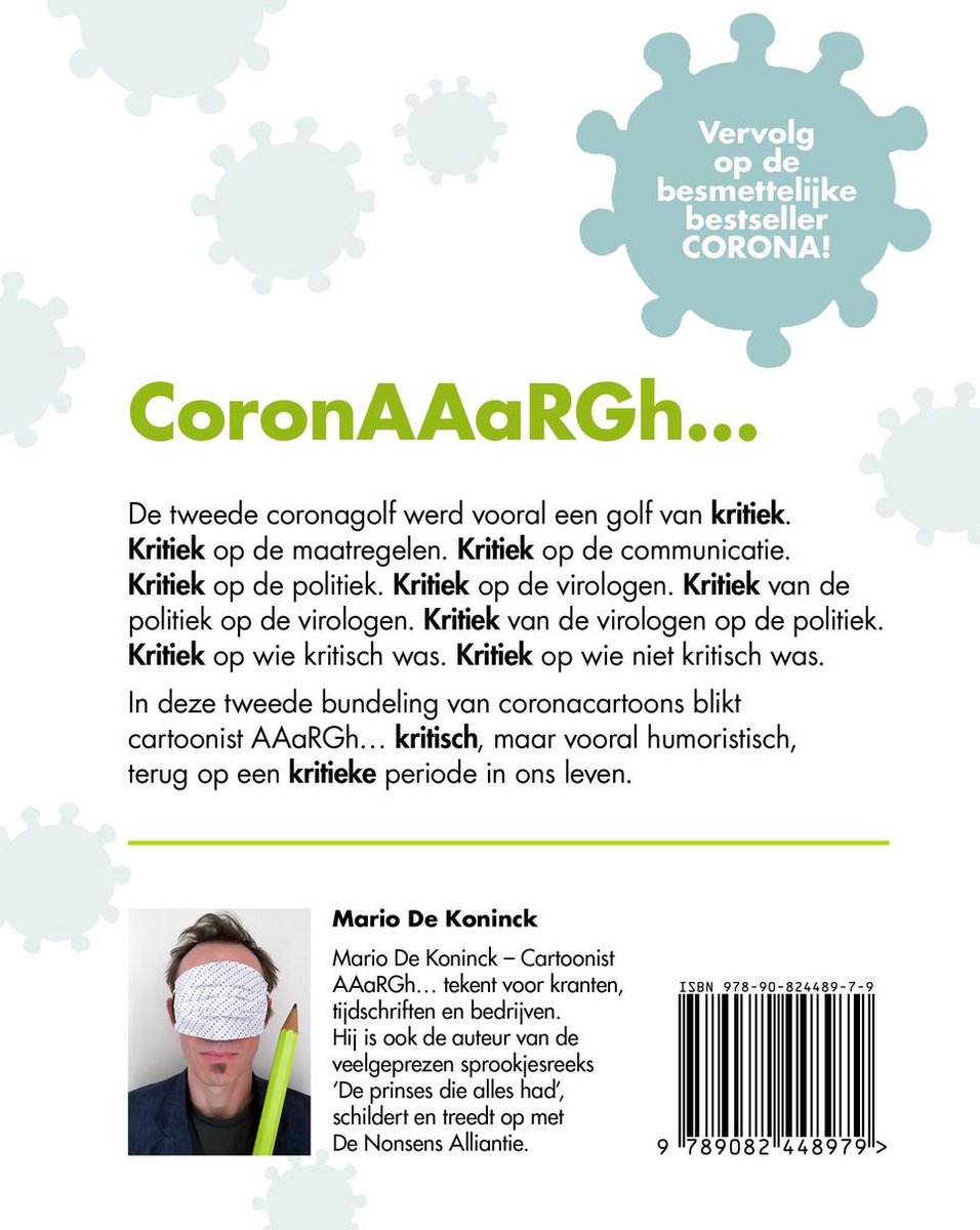 AAaRGh Corona 2 De tweede golf - back cover
