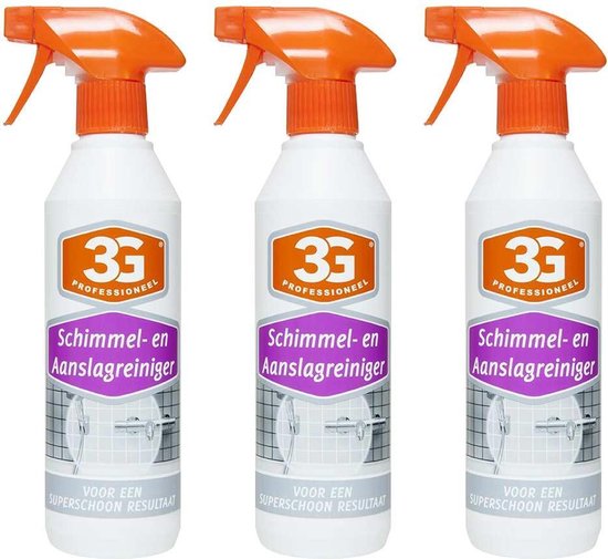 3x 3G Professioneel Schimmel & Aanslagreiniger 500 ml