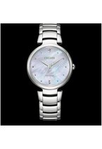 Citizen Citizen L Horloge - Citizen dames horloge - Zilver - diameter 31 mm - roestvrij staal