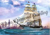 TOPMO - Schattige Opa en Oma - 40X50CM- Diamond painting pakket - HQ Diamond Painting - VOLLEDIG dekkend - Diamant Schilderen - voor Volwassenen – ROND