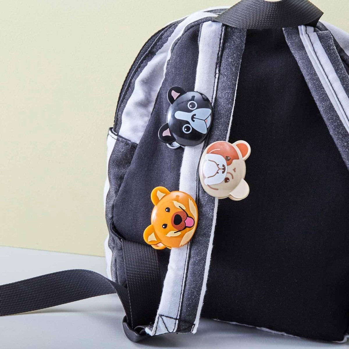 Kikkerland Bag clips (set van 6) In een honden design 4,3x4x3cm bol