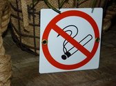 Emaille Verbodsbod Pictogram \'verboden Te Roken\'
