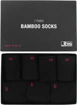 JBS giftbox 7P bamboe sokken zwart - 37-40