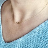 Ketting Infinity (AG925) goudkleurig