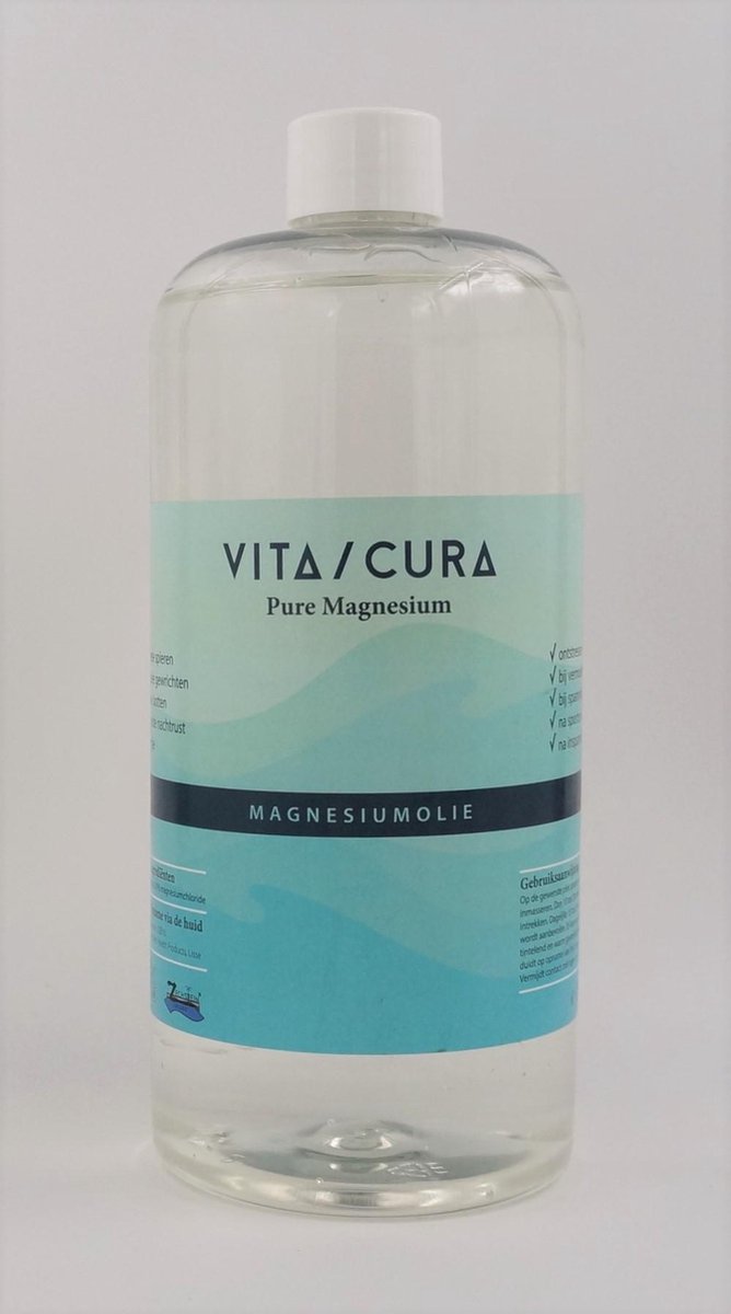 Goedkoopste VitaCura® Magnesium Olie | 1000ml | 100 pure magnesium body olie | 100 Natuurlijk | Massage olie | Zechstein keurmerk