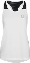 LXURY Dames Gym Tanktop maat XS - Sporttop - Sporttanktop - Wit - Sportkleding