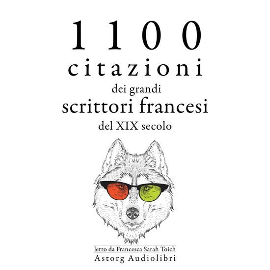 1100 citazioni dei grandi scrittori francesi del XIX secolo - cover