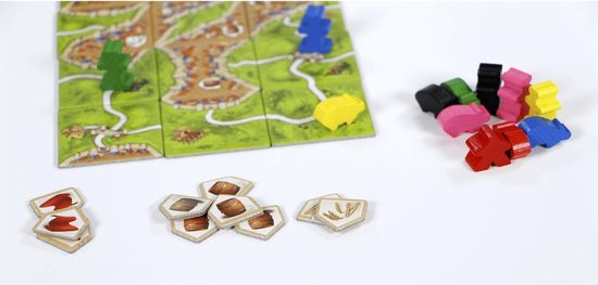 Thumbnail van een extra afbeelding van het spel Spellenbundel - 2 stuks - Carcassonne Jagers en Verzamelaars & Kooplieden en Bouwmeesters