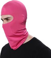 Balaclava Helmmuts - Onderkleding Bivakmuts - Winter Muts Face Mask Nek Warmer Masker - Halswarmer Nekwarmer Facemask - Roze