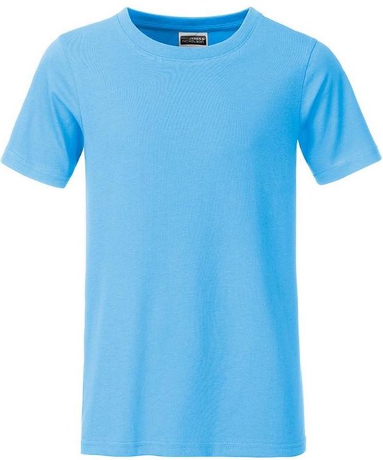James and Nicholson Jongens Basis T-Shirt (Hemelsblauw)