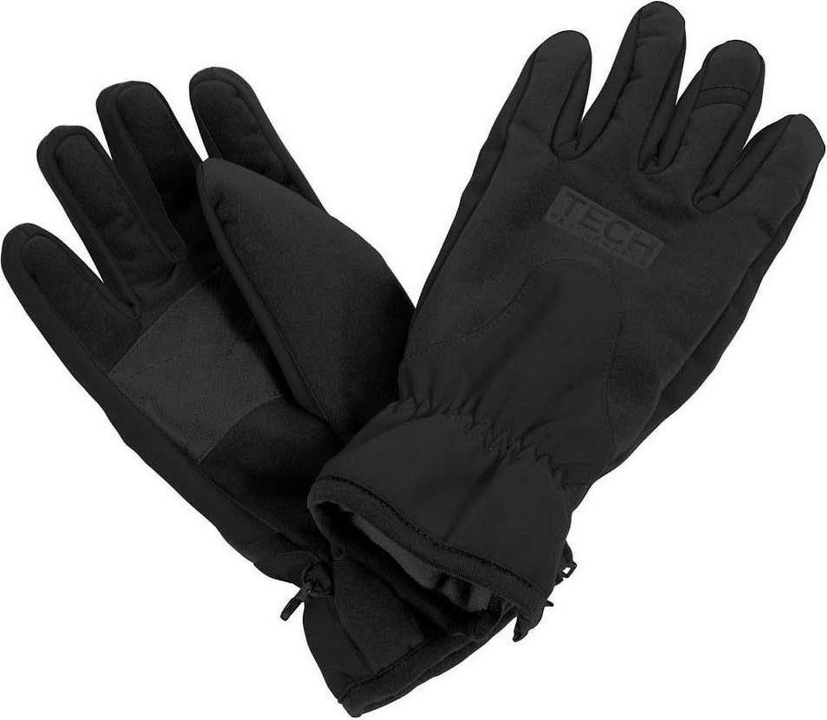 Result TECH Performance Sport Softshell Winddichte Waterafstotende Handschoenen Zwart