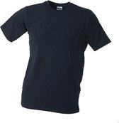 James and Nicholson Unisex Elastische Tee (Marine)