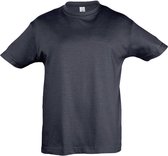 SOLS Kinderregent T-Shirt met korte mouwen (Marine)