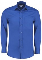 Kustom Kit Herenshirt met lange mouwen op maat van Poplin (Koninklijk)
