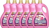 Woolite - Wasmiddel Wol & Zijde Met Keratine - 6 x 1L (96 Wasbeurten)-  Voordeelverpakking