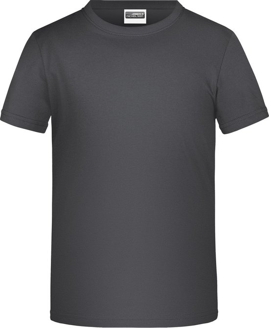 James And Nicholson Childrens Boys Basic T-Shirt (Grafiet)