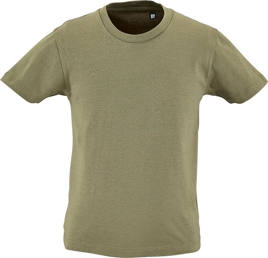 SOLS Childrens Kids Milo Organic T-Shirt (Khaki)