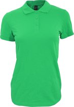 SOLS Dames/dames Perfect Pique Poloshirt met korte mouwen (Kelly Groen)